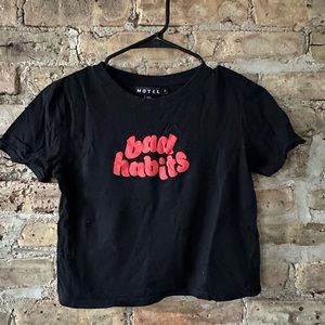 MOTEL ROCKS bad habits t-shirt
